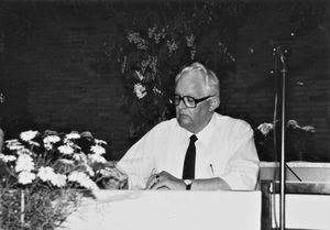 Annual Meeting Hammerum 1988, the conductor H. Risom