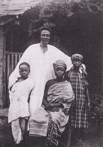 Christian family of Foumban, in Cameroon