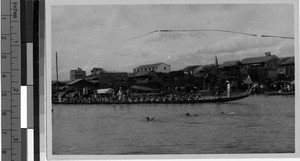 Dragon boats, Wuchow, China, 1935