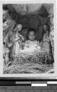 Christmas Creche, Loting, China, ca. 1936