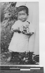 The second youngest orphan at Fushun, China, 1934