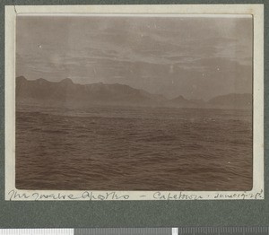 Twelve Apostles hills, Cape Town, South Africa, 19-20 June 1917