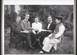 Participants in the chinese language course in Mandach (Aargau) 1913