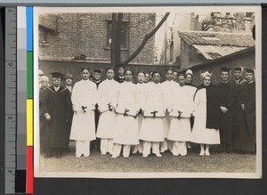 Graduating class of nursing students, Shanghai, China, ca.1925