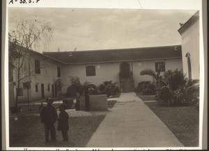 Honyen - the courtyard of the mission station