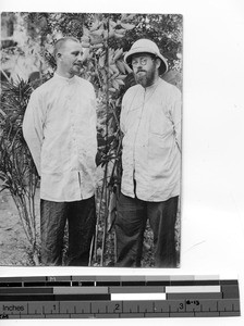 Fr. Meyer and Fr. O'Shea visiting Dongzhen, China, 1921