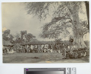Village service at "Chirala" on the lower Shire, Africa, July 1903