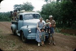 The Heggheim family, Banyo, Adamaoua, Cameroon, 1955-1960