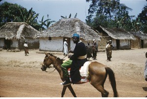 Riding man, Bankim, Adamaoua, Cameroon, 1953-1968