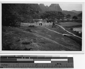 The Maryknoll mission compound at Dongan, China, 1933