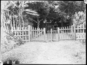 Entrance of the mission house, Arusha, Tanzania, 1924