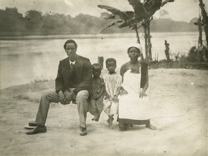 Christian family in Gabon