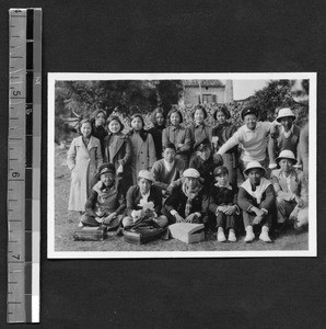 Fukien Christian University Armory Club outing, Shaowu, Fujian, China, 1940