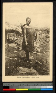 A young woman of the Logo tribe, Congo, ca.1920-1940