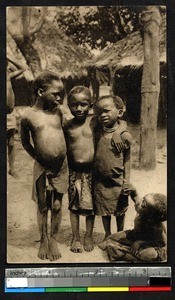 Four young boys, Kafubu, Congo, ca.1920-1940