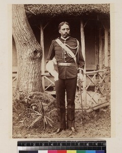 Portrait of an officer, Madagascar, ca. 1890