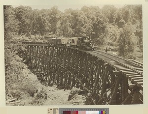 Uganda railway bridge, Kenya, ca.1908-1912