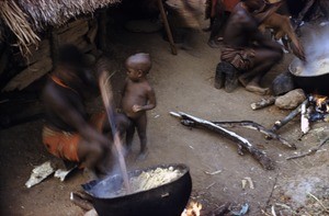 Preparing food, Bankim, Adamaoua, Cameroon, 1953-1968