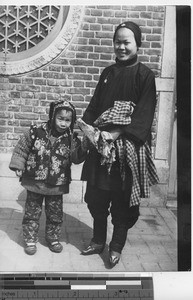 Immigrants from Shantung at Fushun, China, 1939