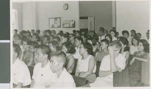 A Sunday Morning Church Service at the Somprasong 4 Church of Christ, Bangkok, Thailand, 1966