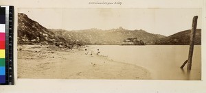 View of Antananarivo from Anosy lake, Madagascar, ca. 1865-1885