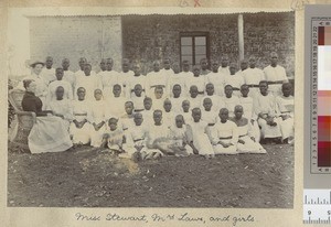 Girls at the Overtoun Institution, Livingstonia, Malawi, ca.1900