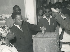 President Ahmadou Ahidjo, in Cameroon