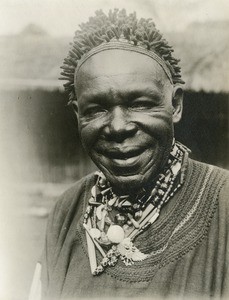 Mfonkonge, chief of the Bali tribe, in Cameroon