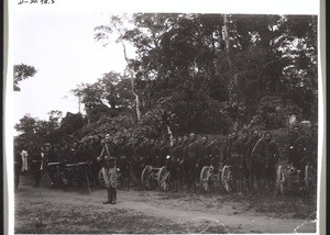 Artillerie in Kumase