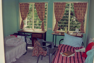 Tamil Nadu, South India. From the Womens Christian Hostel in Chennai (Madras). A double room at