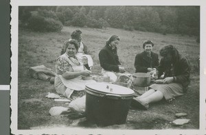 Cooks at the Boys' Summer Camp, Frankfurt, Germany, ca.1948-1958