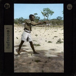 Young Man with a Bow and Arrow, Lubwa, Zambia, ca.1905-ca.1940