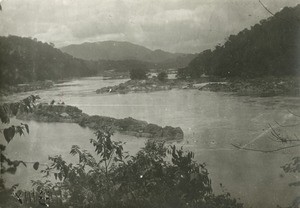 Ogooue river, in Gabon