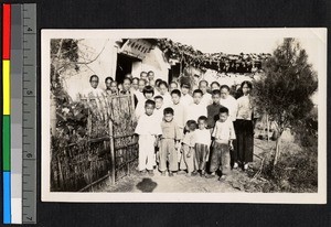 Chapel in countryside near Shaoxing, Zhejiang, China, ca.1940