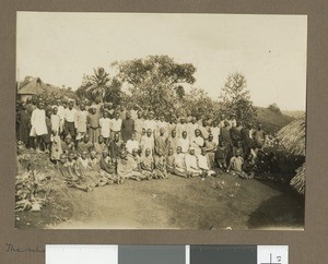 All the school students, Chogoria, Kenya, 1926