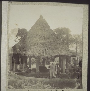 Temple of the famous fetish Aberewa which received its death-blow from the English government on 7 August 1908