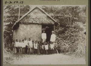 Mission school in the village of Wamban in Maanjeland