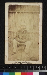 Portrait of Moroka, African chief, ca. 1880