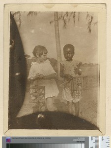 Portrait of two young girls, Domasi, Malawi, ca.1928