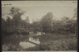 Bridge in Bonaberi. Cameroon