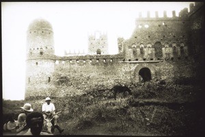 Part of the ruins of the Emperor's Palace in Gondar, built by the Portuguese