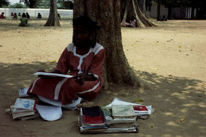 Homework in Siloam Girl boarding school, Tirukoilor, India