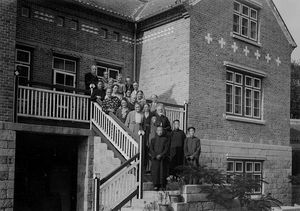 Guests at the inauguration of the church in Siuyen, 25 September 1938