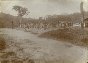 Physical education in Lambarene, Gabon