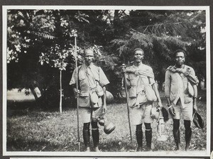 African evangelists for the Maasai mission, Tanzania, ca.1925-1930