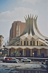 All Saints Cathedral in Cairo, 1992. The church belong to the Anglican Church in Egypt. In 1992