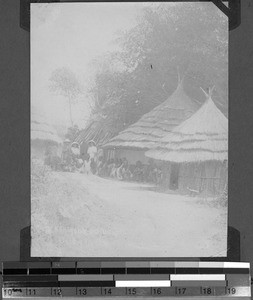 Huts of the ex-king Katuga near Urambo, Tanzania