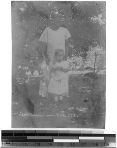 Nanny and child, Urambo, Unyamwezi, Tanzania