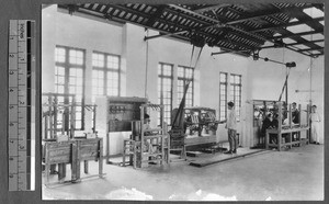 Silk reeling machines, Guangzhou, Guangdong, China, 1926