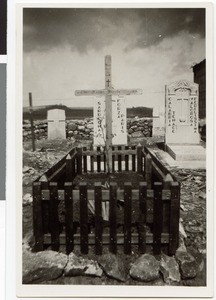 Grave of Heinz Rhode, Debre Birhan, Ethiopia, ca.1938